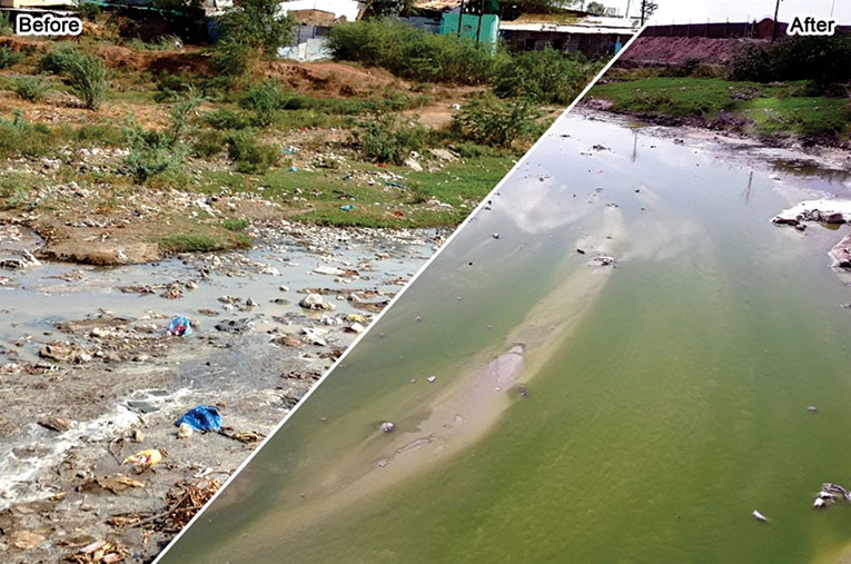 Lukha River decontamination